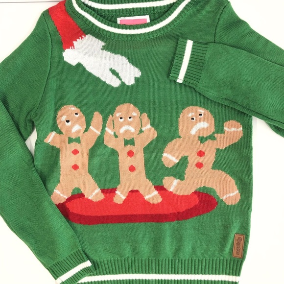 Tipsy Elves Sweaters - Tipsy Elves Cookie Ugly Christmas Sweater